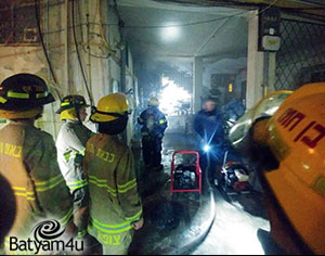 חמישי בלילה: שני תושבים נפגעו בשריפה בבלפור