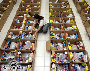 120 חבילות מזון בחודש |
 צילום: ארגון "לתת"