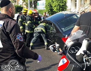 כוחות ההצלה בזירת התאונה | צילום: איחוד הצלה