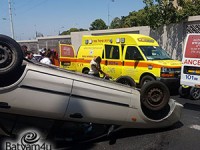 זירת התאונה | צילום: תיעוד מבצעי מד"א