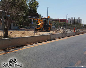 העבודות שמבצעת נת"ע ברחוב ניסנבאום