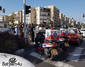 זירת התאונה | צילום: דוברות איחוד הצלה