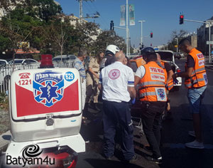 זירת התאונה | צילום: דוברות איחוד הצלה