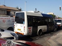 זירת התאונה ברחוב יוספטל