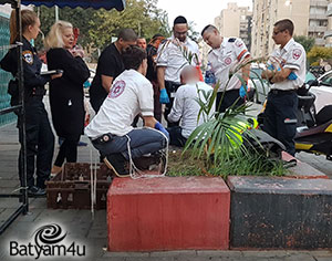 זירת האירוע | צילום: יקותיאלי תיעוד מבצעי מד"א