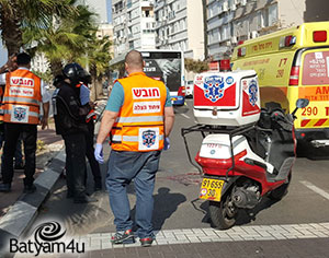 התאונה הקטלנית בטיילת | צילום איחוד הצלה