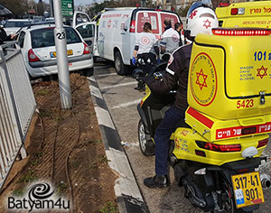 זירת התאונה | צילום דוברות מד"א