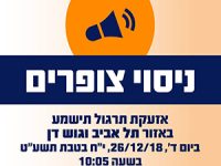 ניסוי צופרים: 26.12.18 בשעה 10:05