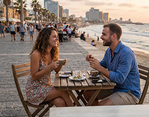 מהטיילת לשיחה הראשונה: איך החיים בעיר חוף יוצרים הזדמנויות להיכרות חדשה
